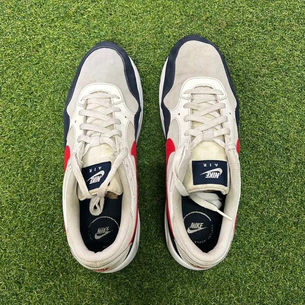 Nike Air Max SC Mens Size 12 Sail University Red Obsidian CW4555-103